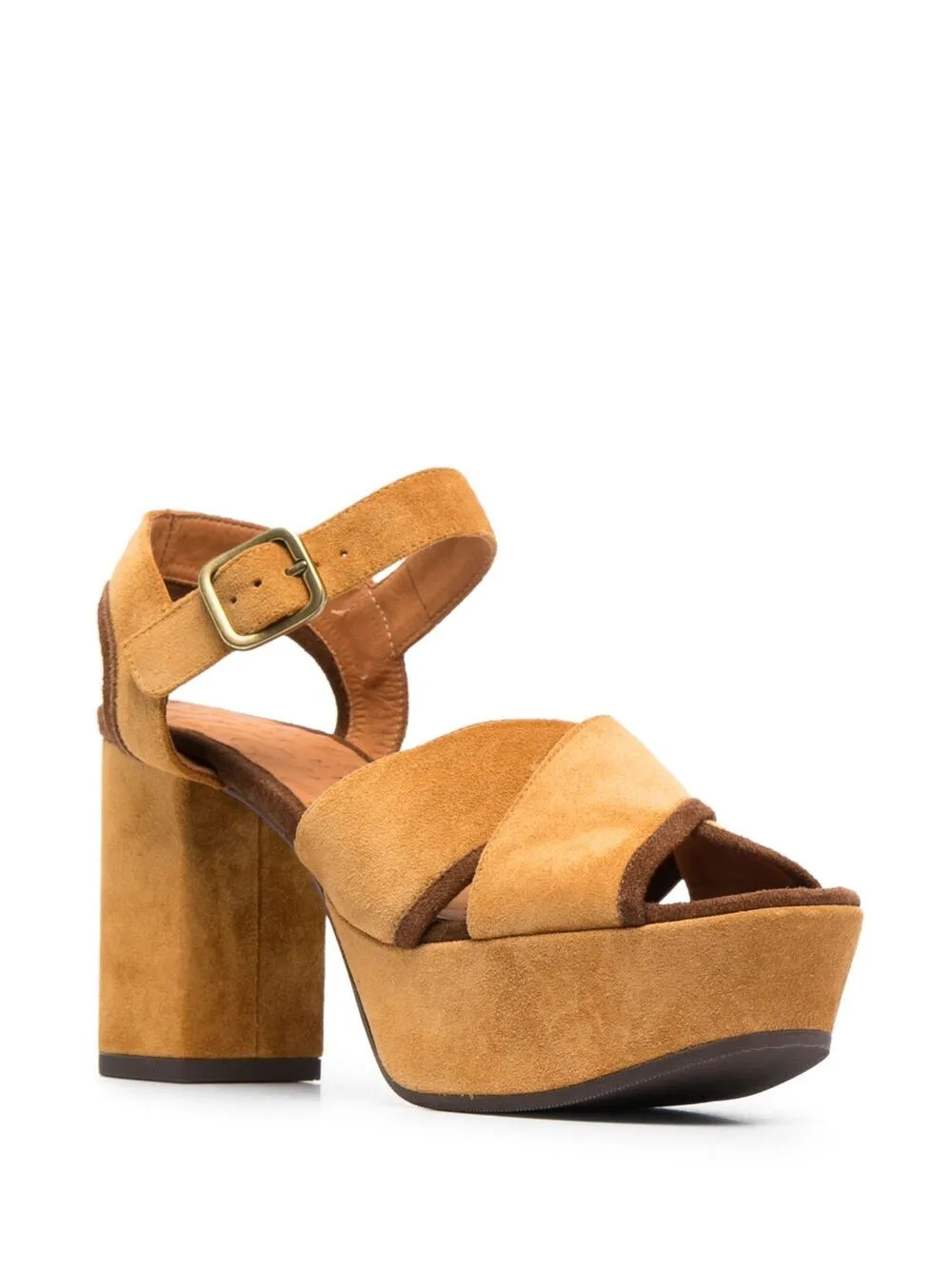 Chie Mihara Chunky Suede Sandals - Farfetch | Farfetch (US)
