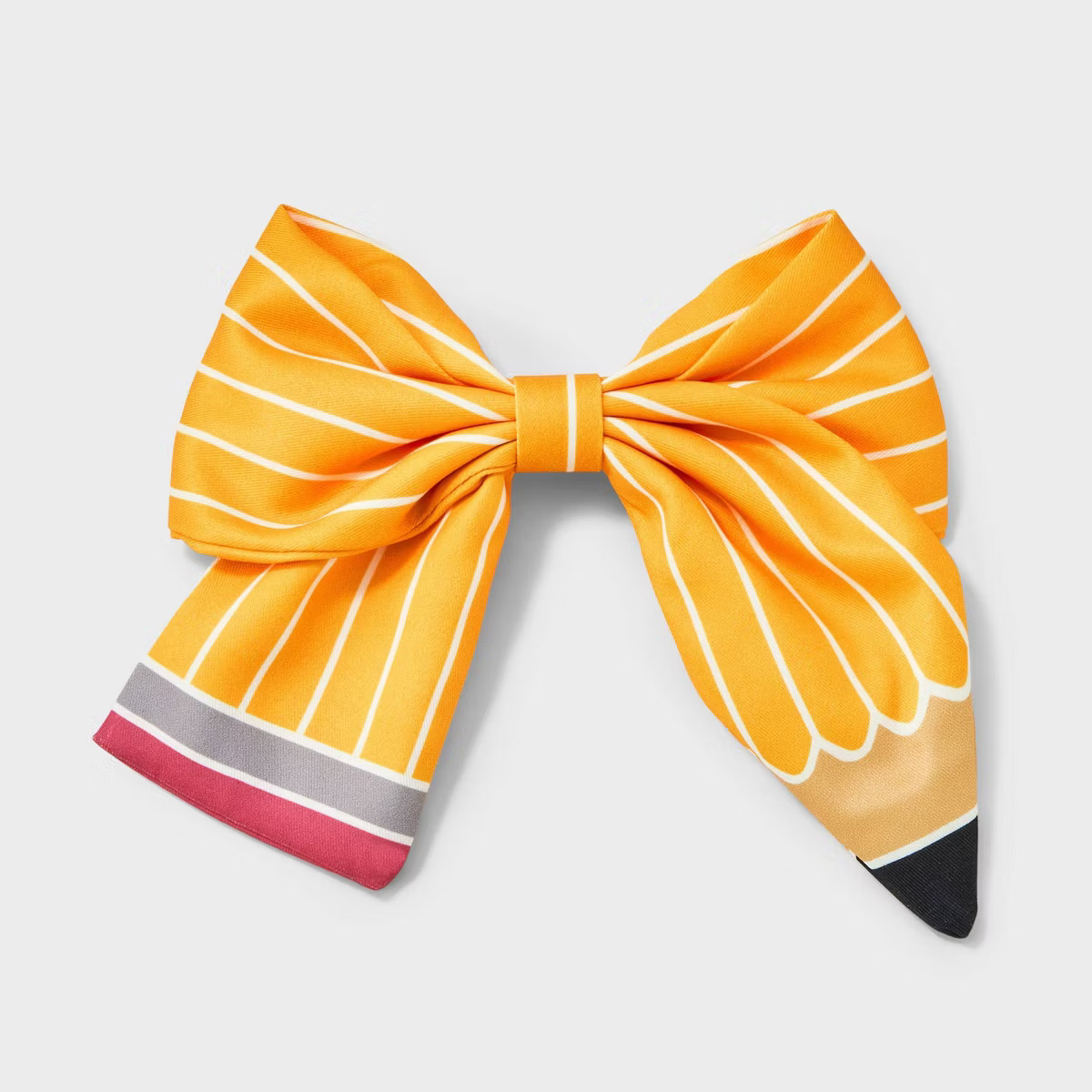 Teacher Pencil Hair Bow Clip - Yellow | Target