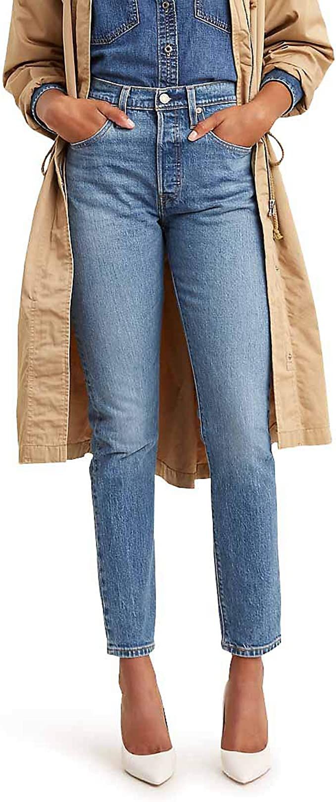 Levi's Women's Premium 501 Skinny Jeans | Amazon (US)