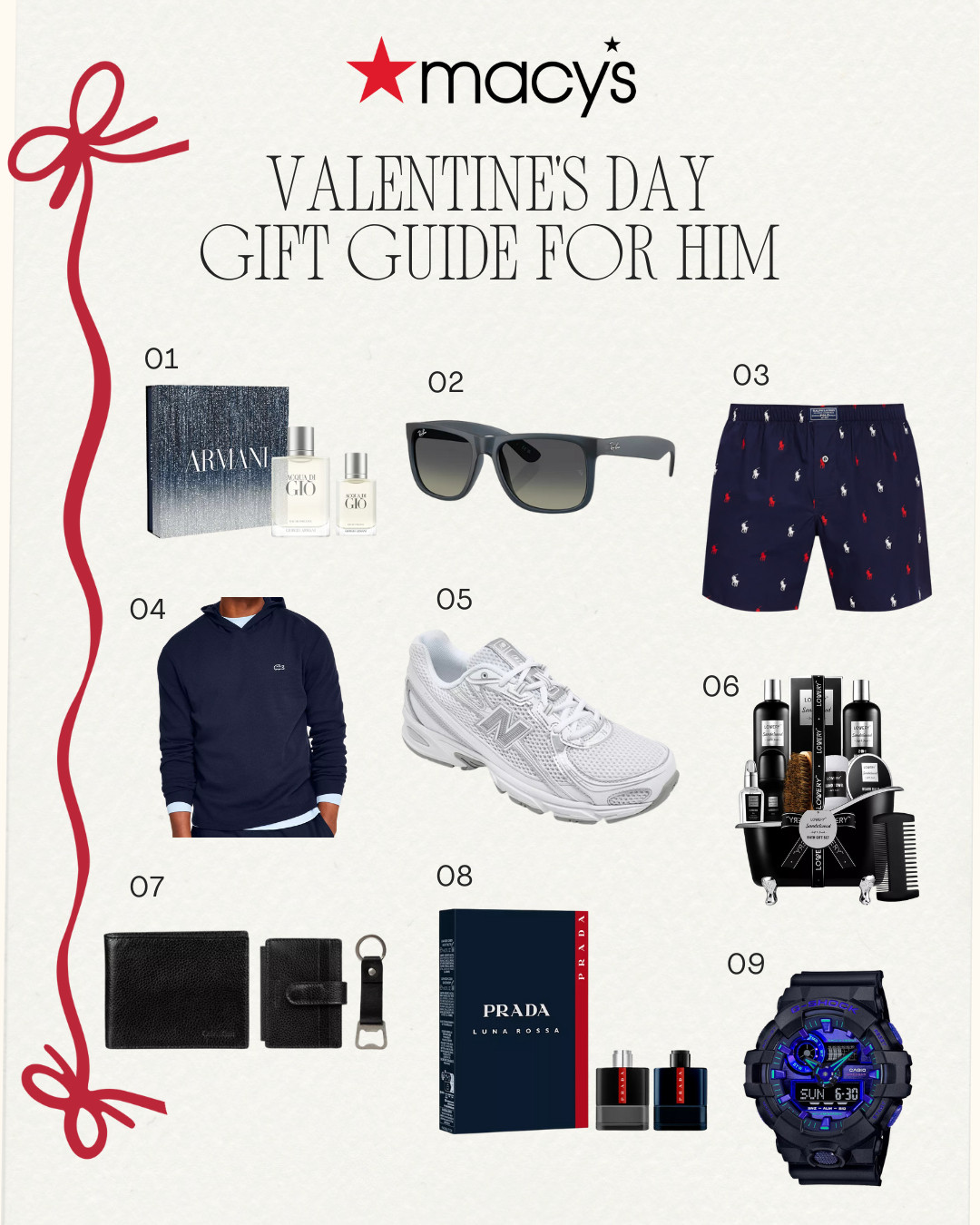 Thoughtful gifts made simple.
From everyday essentials to elevated classics, this @Macys gift guide has great options for him — stylish, practical, and effortlessly cool. Perfect if you want something meaningful without overthinking it. 

 

#LTKValentine #LTKselfcare #LTKMens