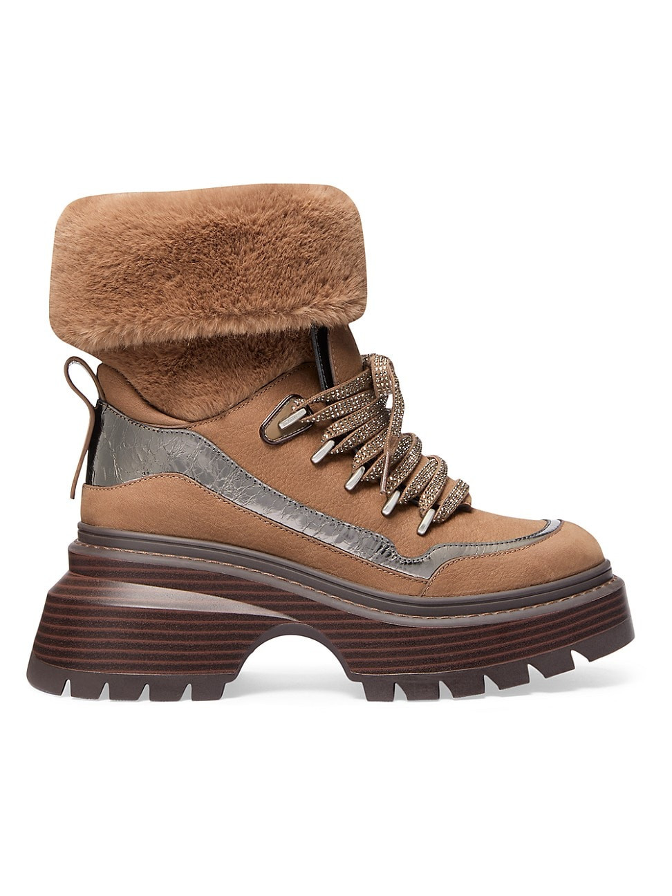 Women's Shiloh Leather Lace-Up Boots - Drift Wood - Size 8.5 | Saks Fifth Avenue