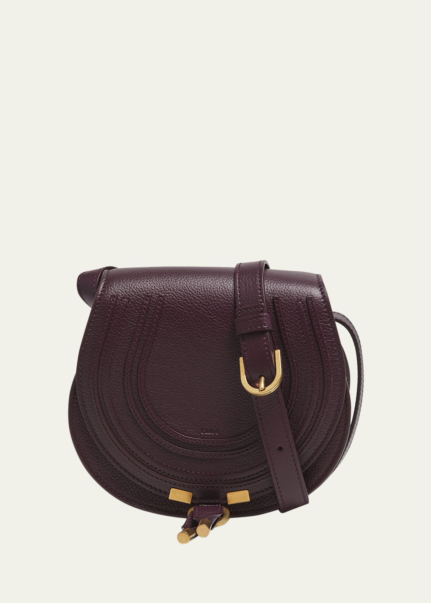 Chloe Marcie Small Crossbody Bag in Grained Calfskin | Bergdorf Goodman