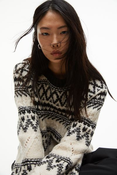 Jacquard-knit Sweater | H&M (US + CA)