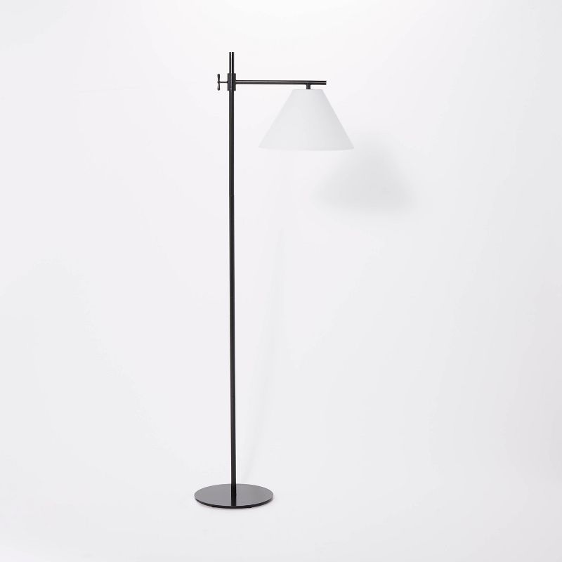 Downbridge Metal Floor Lamp (Includes LED Light Bulb) Black - Threshold&#8482; designed with Stud... | Target
