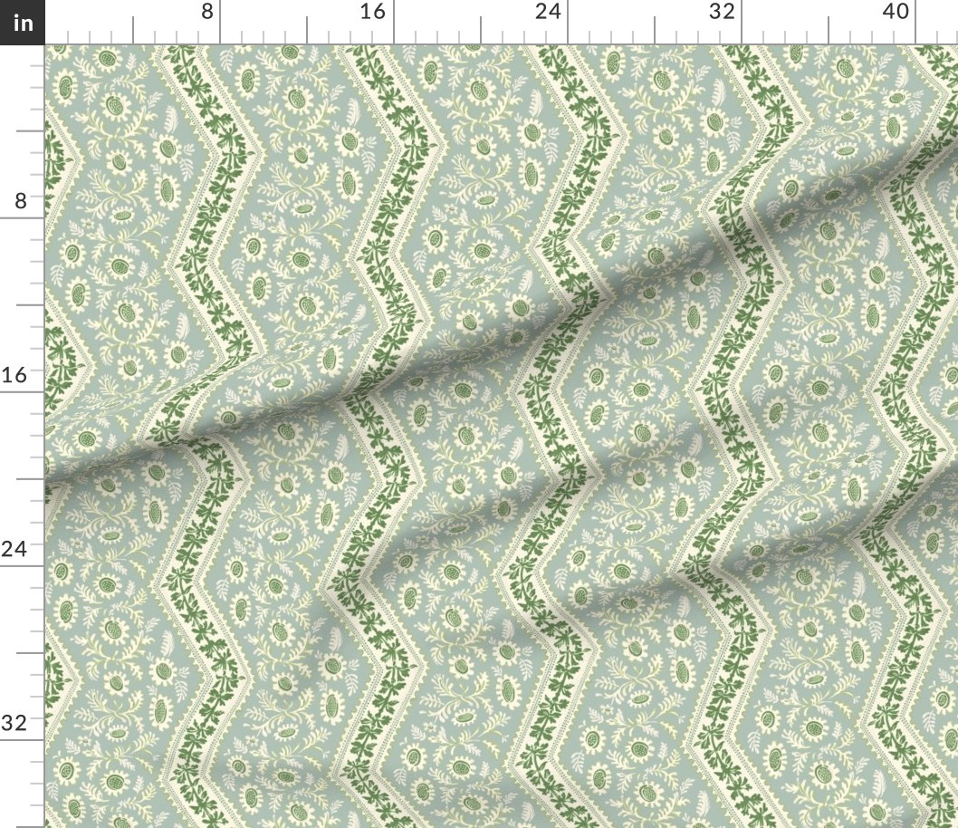 Boddicott Hopper Green on Gossamer Fabric | Spoonflower | Spoonflower