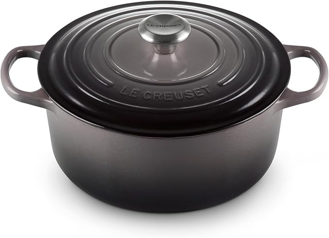 Le Creuset Enameled Cast Iron Signature Round Dutch Oven, 5.5 qt., Oyster | Amazon (US)