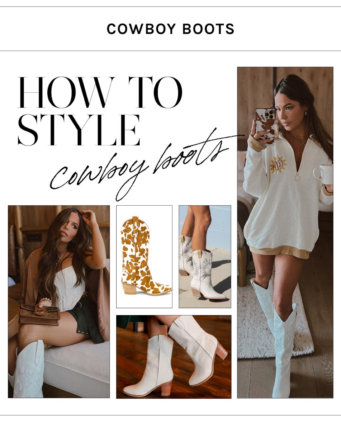 How to style cowboy boots 

#LTKstyletip