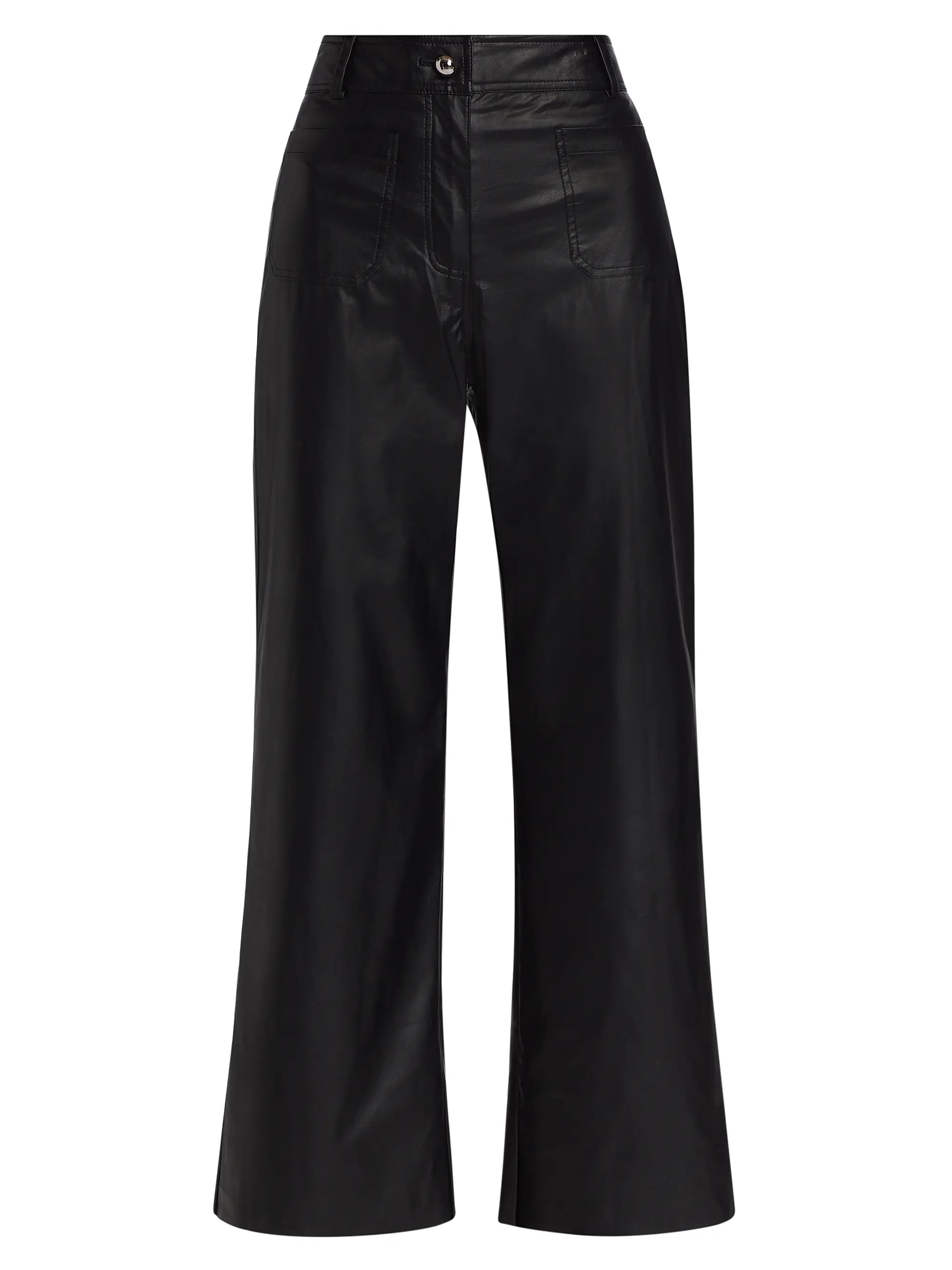 Faux Leather Wide-Leg Pants | Saks Fifth Avenue