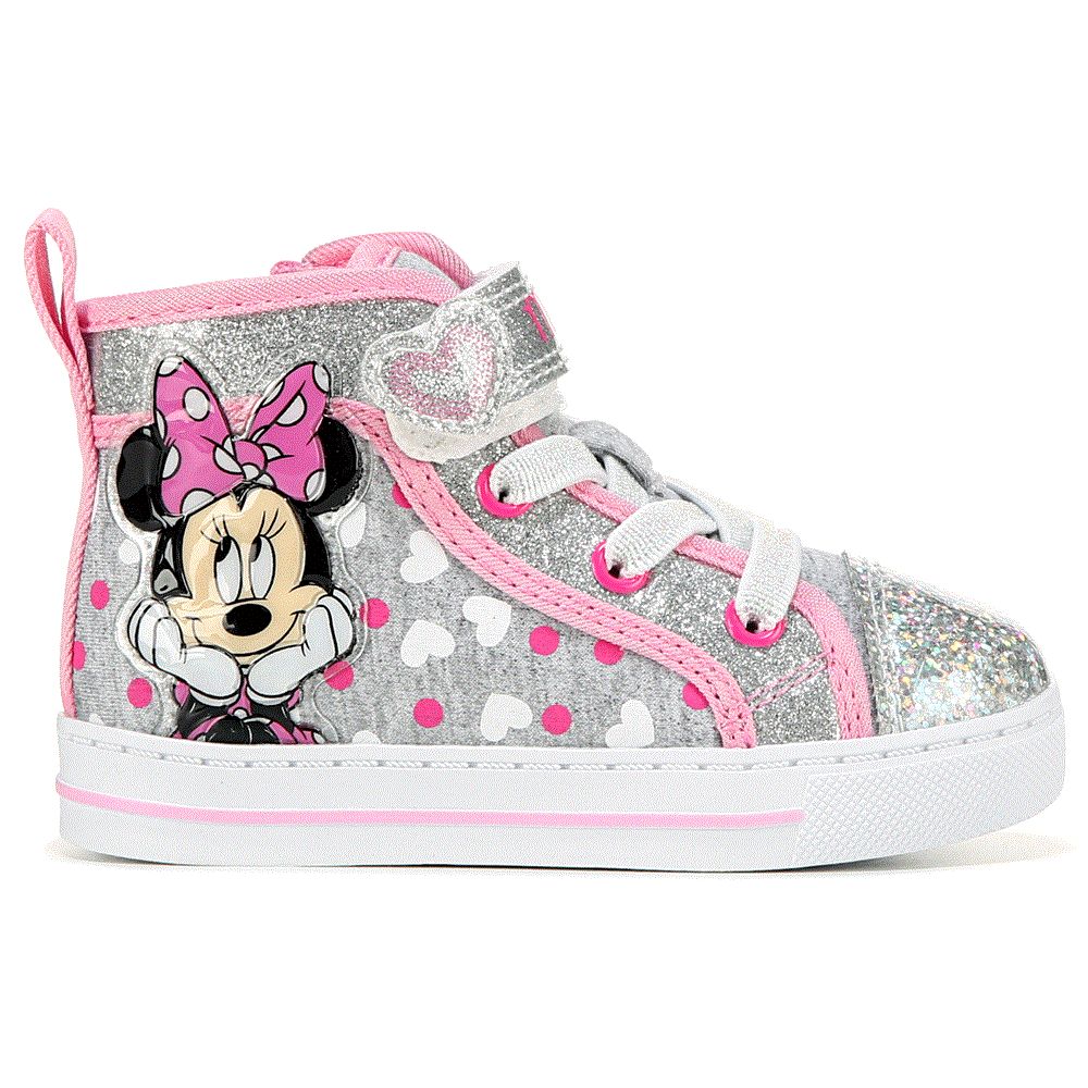 Kids' Minnie Mouse High Top Sneaker Toddler/Little Kid | Famous Footwear