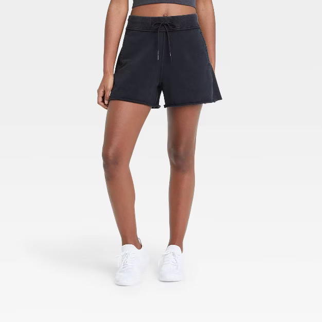 Women's Mid-Rise French Terry Shorts - JoyLab™ | Target