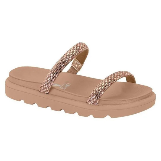 Sandalia Papete Vizzano 6459.128 Feminino - Bege | Netshoes (BR)
