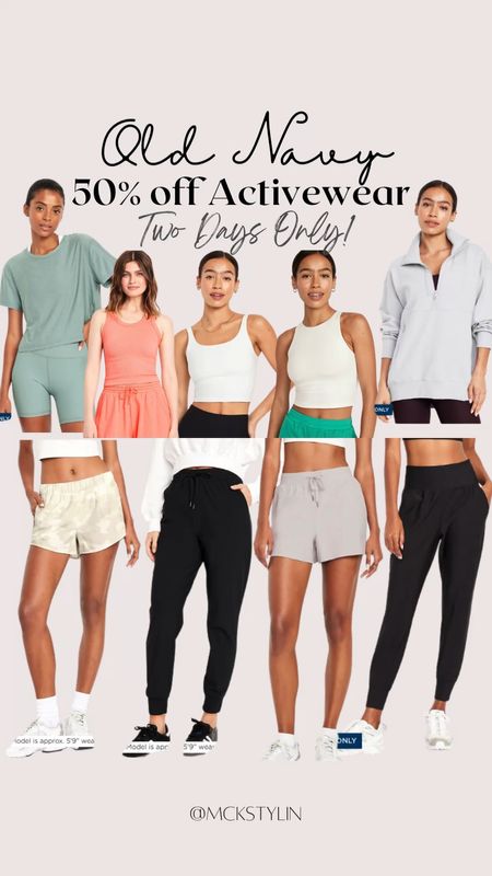 This weekend old navy is having 50% off activewear for the whole family 🤗 

#LTKFitness #LTKSaleAlert #LTKSummerSales
