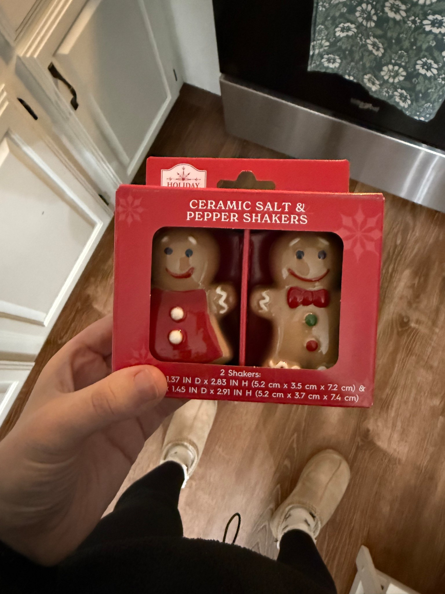 Cutie gingerbread salt and pepper shakers for kitchen for the holidays Christmas decor under $5

#LTKHome #LTKSeasonal #LTKHoliday