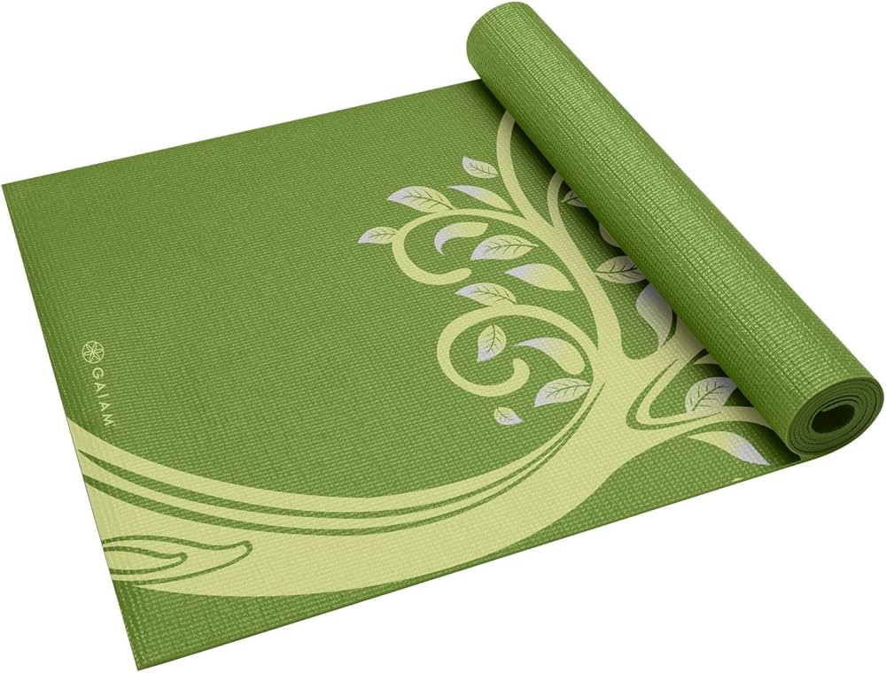 Gaiam Print Yoga Mat, Non Slip Exercise & Fitness Mat for All Types of Yoga, Pilates & Floor Exer... | Amazon (US)