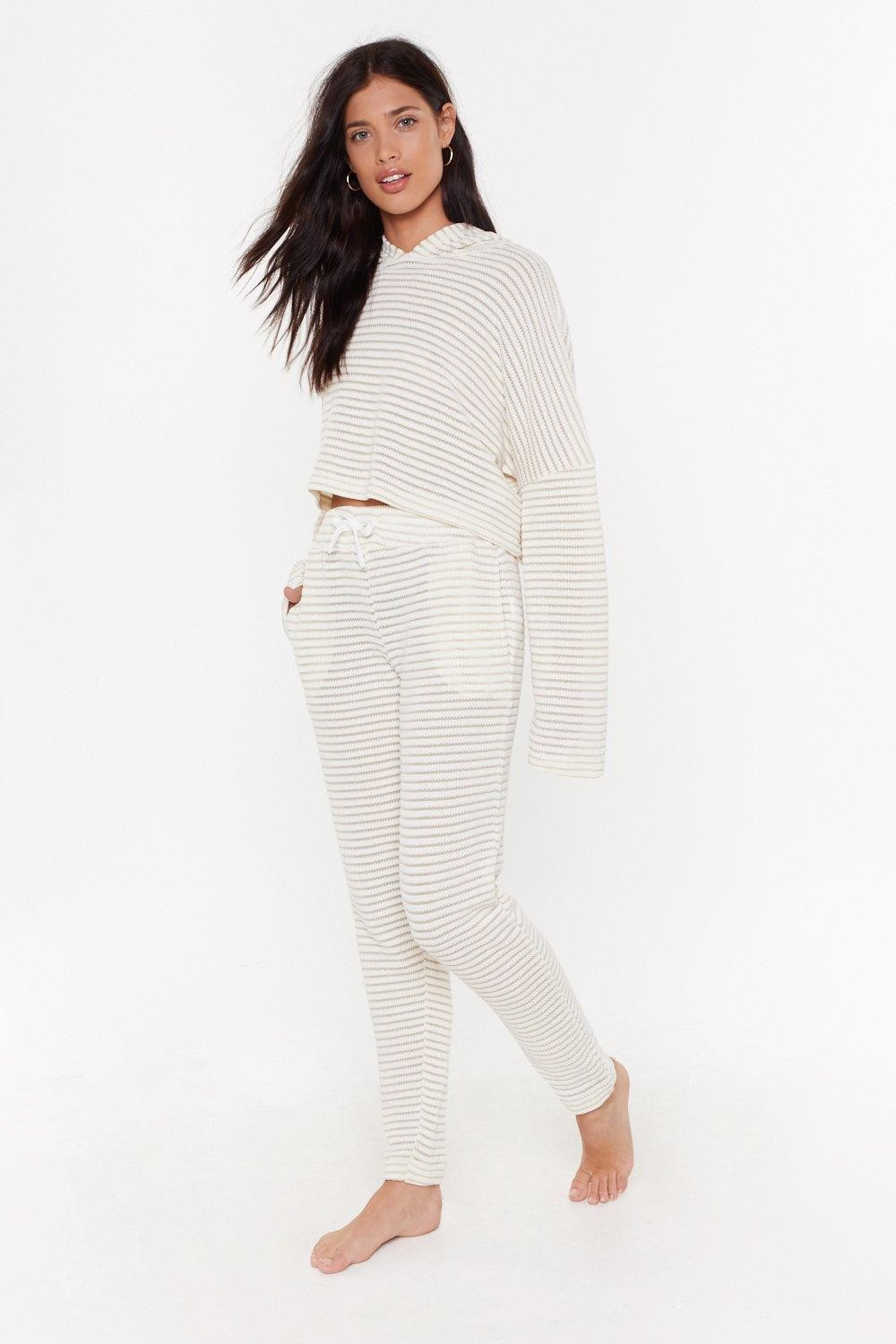 Three Stripes and You're Out Jacquard Joggers | NastyGal (US & CA)