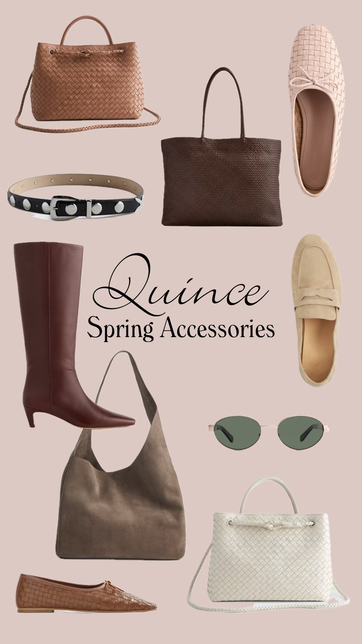 I love all of these accessories from @Quince quince for spring! The belt is my favourite, I wear it all the time! #QuincePartner 

#LTKstyletip #LTKcanada #LTKshoes