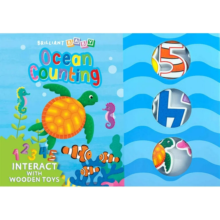 Ocean Counting - Book with Wooden Toys - Walmart.com | Walmart (US)