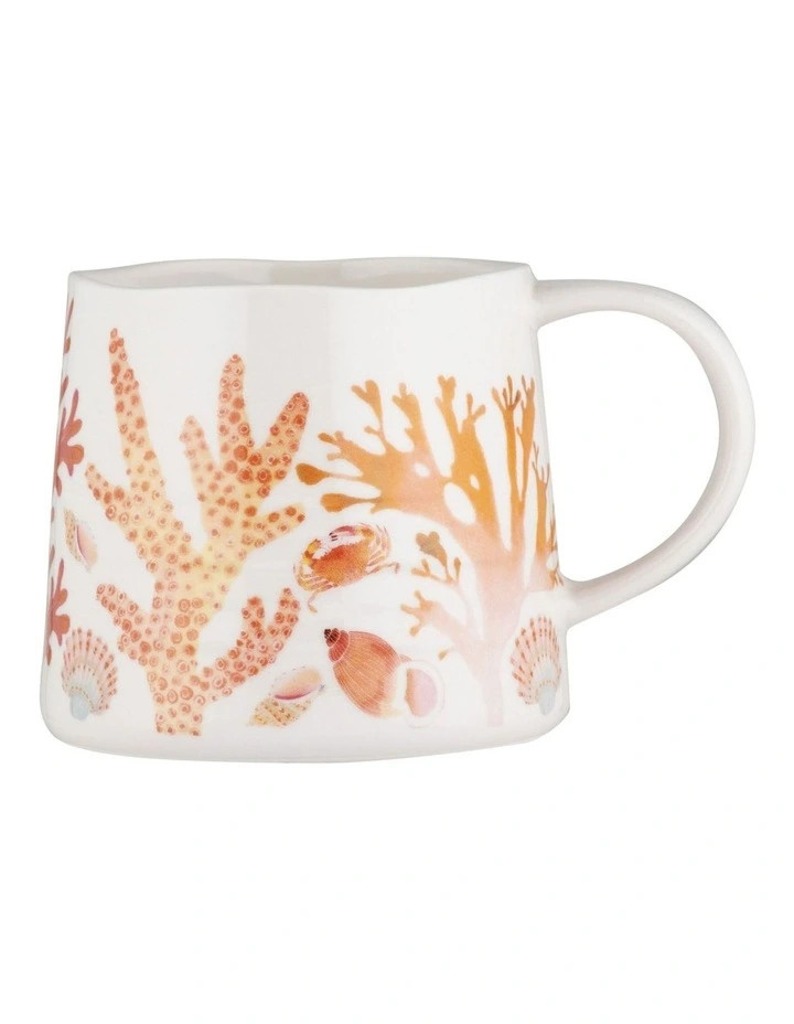 Gabby Malpas Ocean Life Mug in Coral | Myer