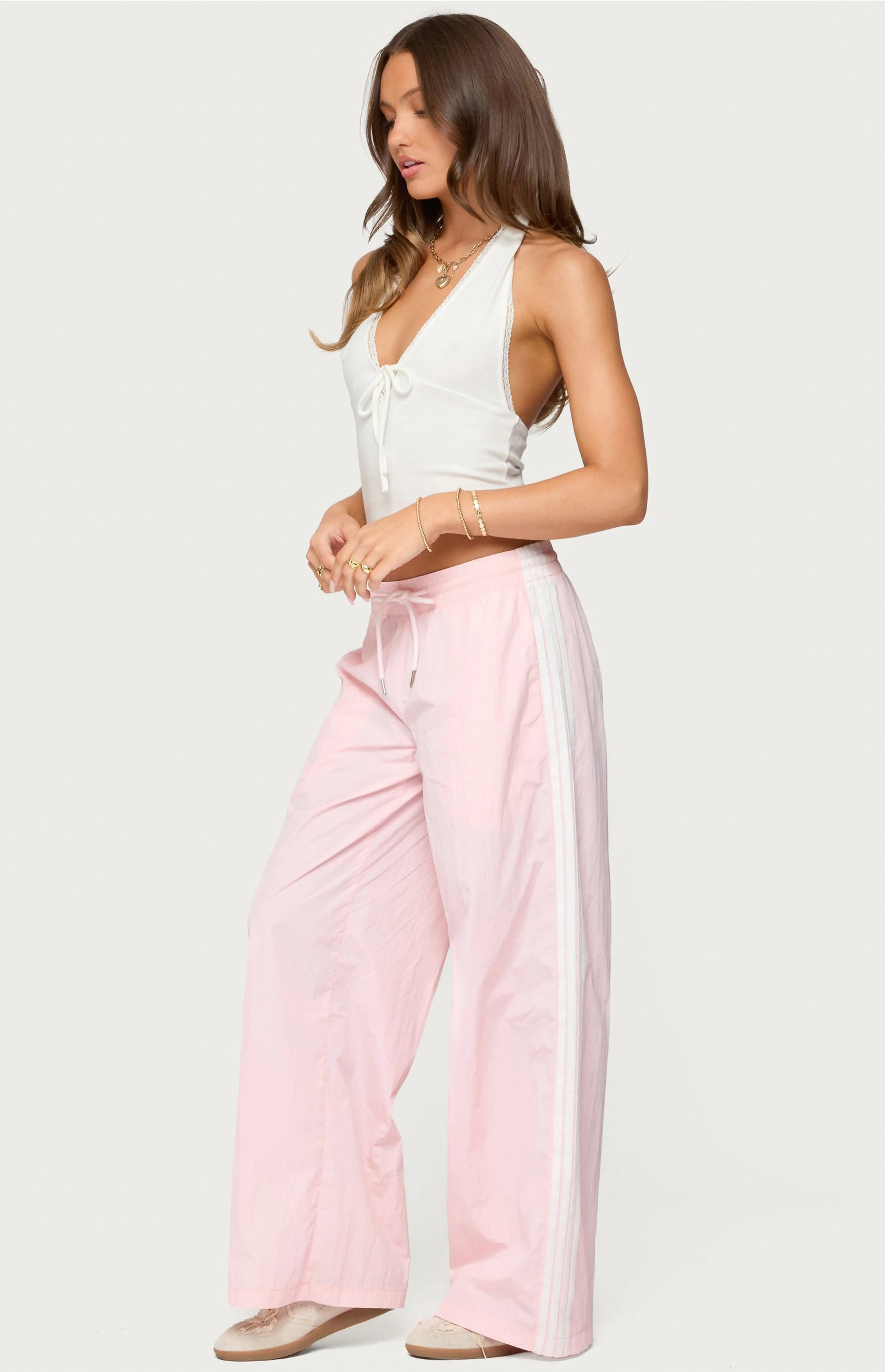 Edikted Annabella Nylon Track Pants | PacSun