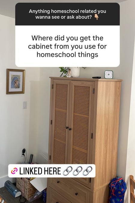 Homeschool cabinet! 

#LTKhome