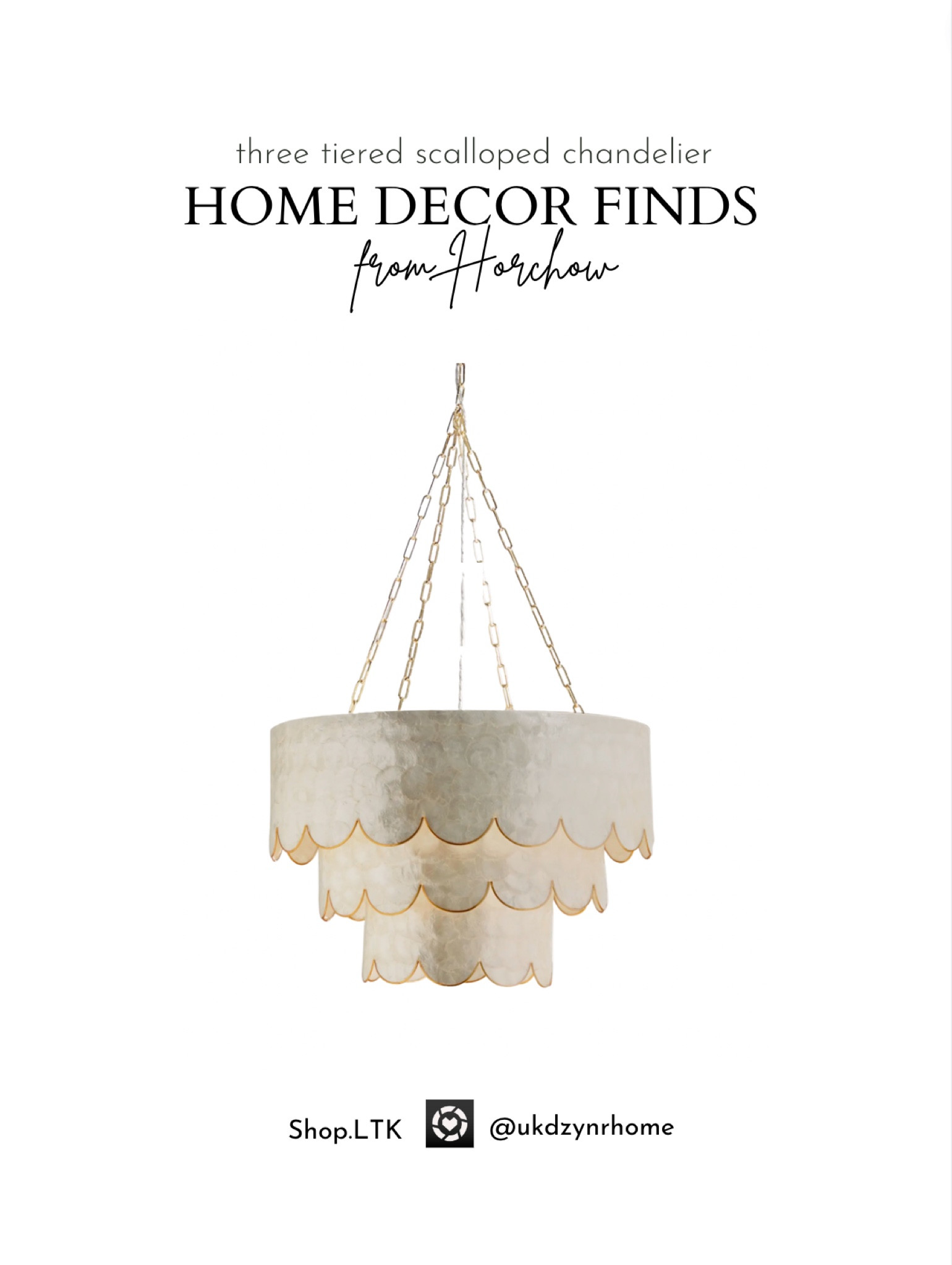 Three Tiered Scalloped Chandelier

#chandelier
#bedroom lighting

#LTKhome #LTKFind