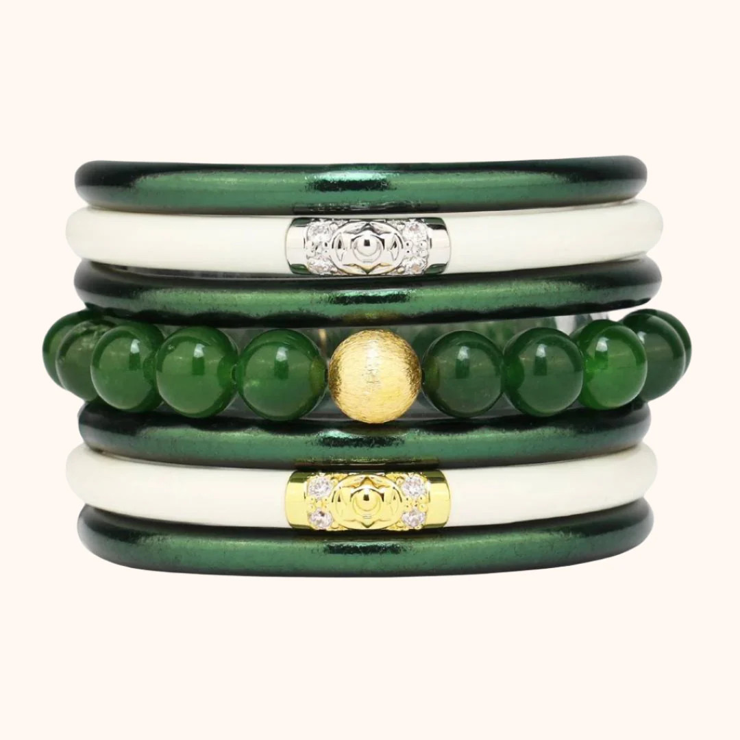 Green/White Stack | BuDhaGirl