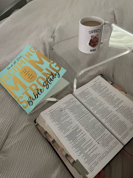 The best days start out with a chai latte in the cutest mug, my Bible and a hood Bible study ! 