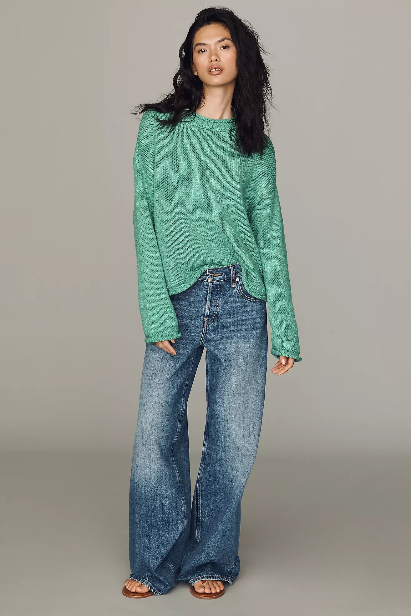 Harlow Oversized Roll Neck Sweater | Anthropologie (US)