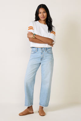 PISTOLA Women's Donny Boyfriend Jean, Size 27, Blue | Evereve