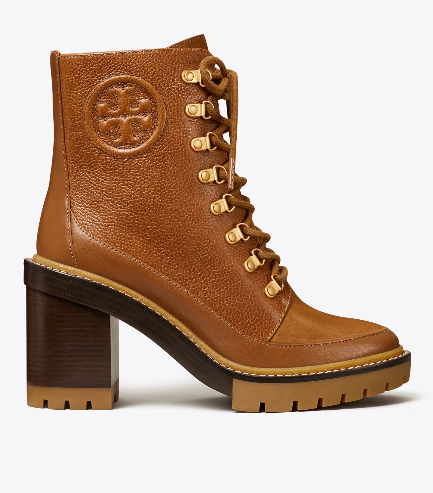 MILLER MIXED-MATERIALS LUG SOLE BOOT | Tory Burch (US)