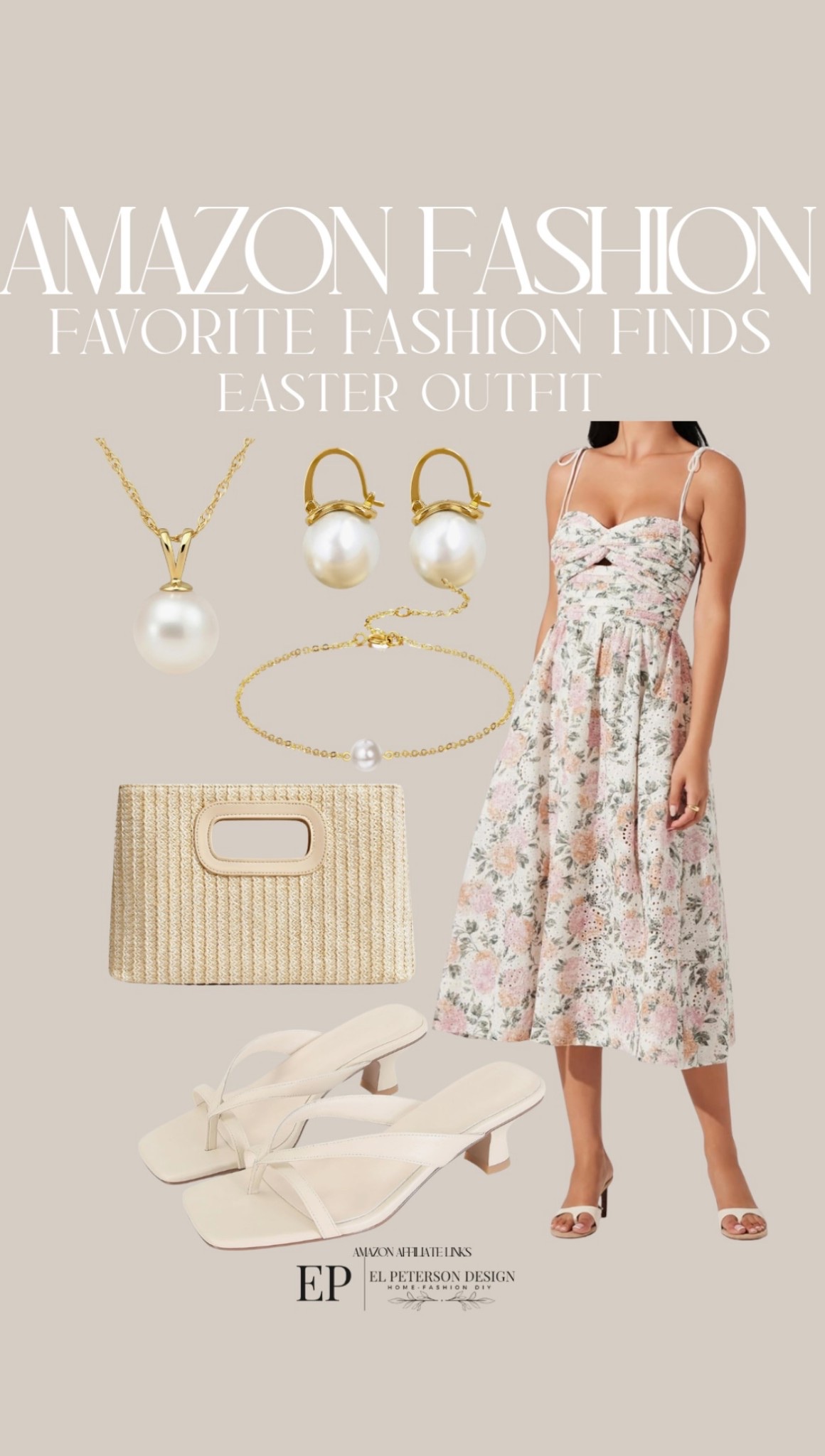 Amazon Fashion
Dress
Earrings
Purse
Necklace
Sandals 