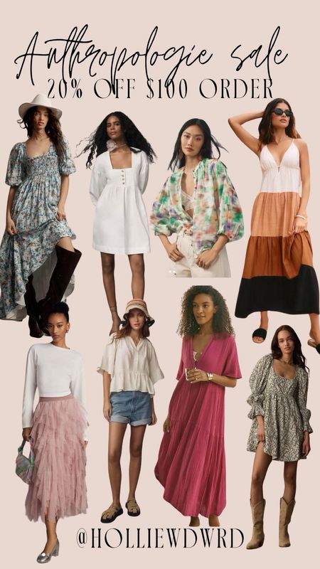 Anthropologie LTK sale 20% off $100 order 

#LTKstyletip