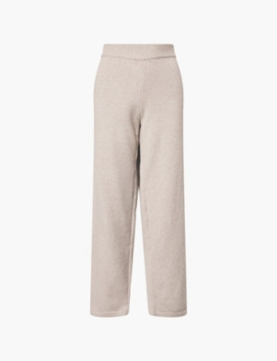 Oversized Brand-Embroidered Knitted Jogging Bottoms | Selfridges