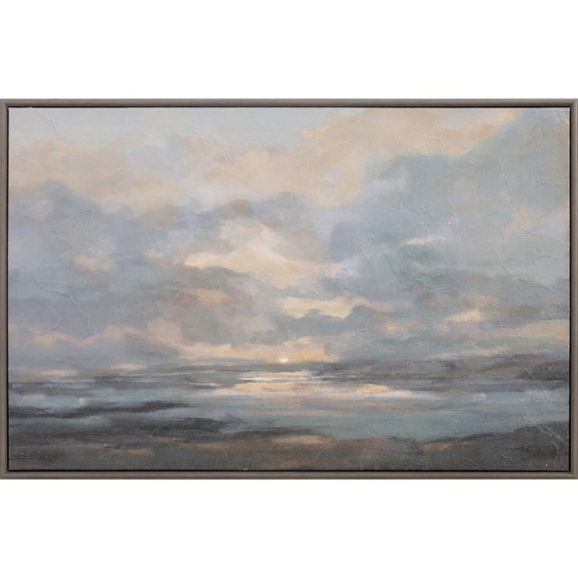 My Texas House Chance of Light Landscape Framed Emb Canvas 36x24 | Walmart (US)