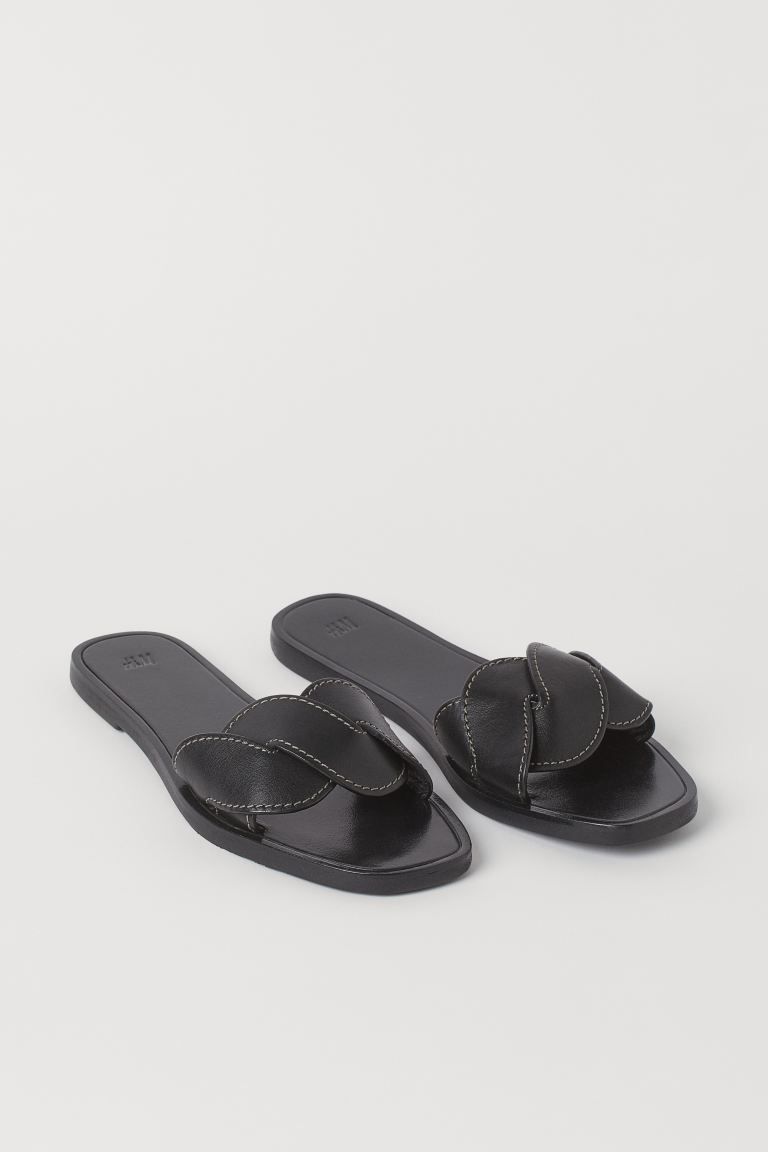 Leather Slides | H&M (US + CA)