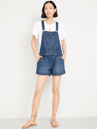 Baggy Jean Shortalls -- 3-inch inseam | Old Navy (US)