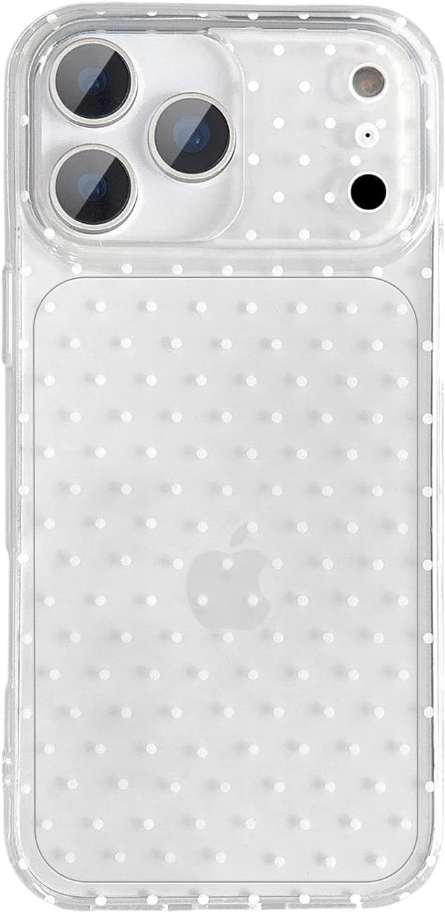 QLTYPRI Cute Phone Case for iPhone 17 Pro Max Case Polka Dot Fashion Aesthetic Design for Women G... | Amazon (US)