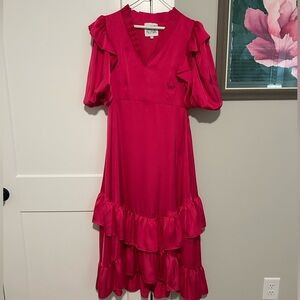 ALDEN ADAIR BIANCA MIDI DRESS PINK. NWOT. | Poshmark