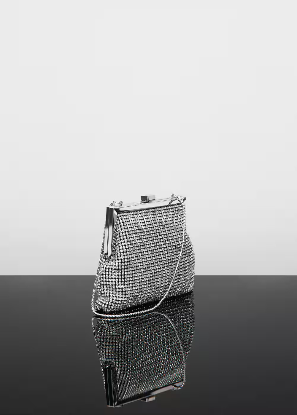 Crystal clutch bag -  Women | Mango United Kingdom | MANGO (UK)