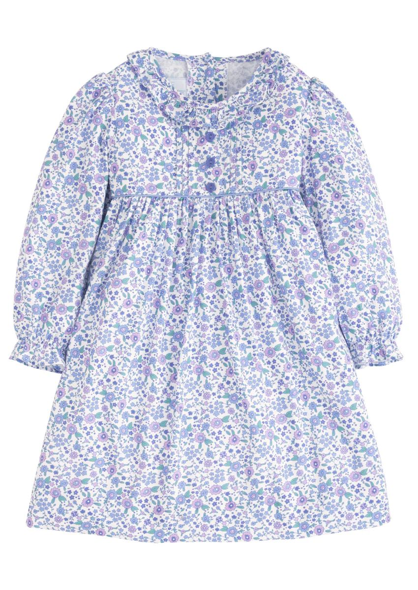 Pleated Caroline Dress - Surrey Floral | Little English
