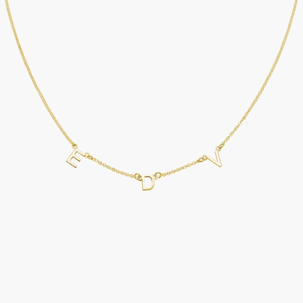 Inez Initial Necklace - Gold Vermeil | Oak & Luna (US)
