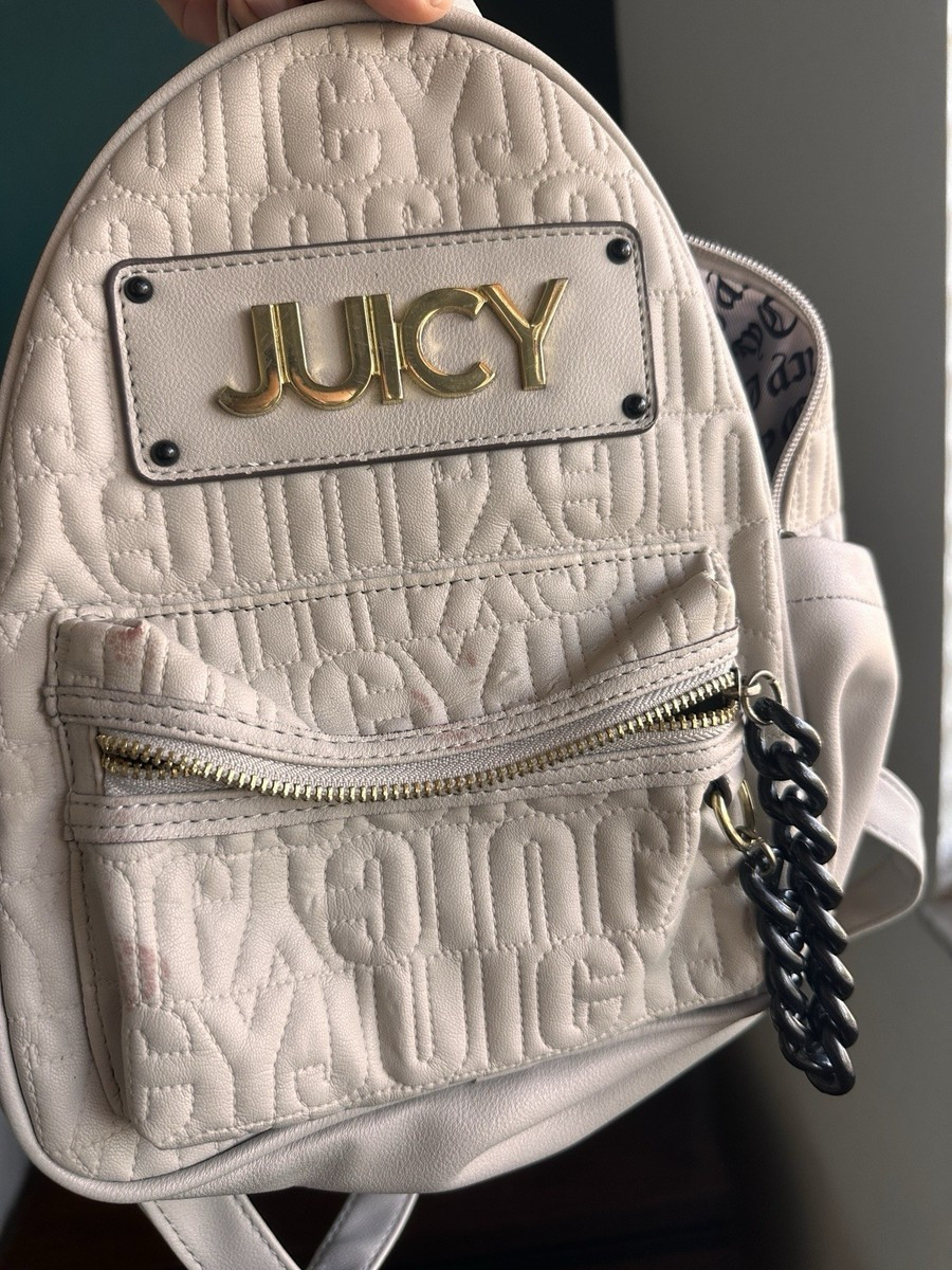 Juicy Couture Backpack Gray Travel Bag | eBay US