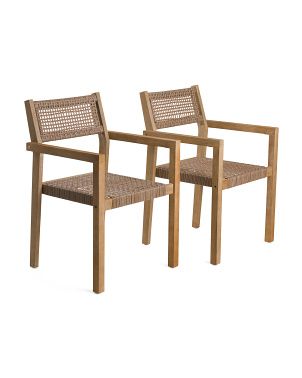 Set Of 2 Outdoor Dining Chairs | The Global Decor Shop | Marshalls | Marshalls