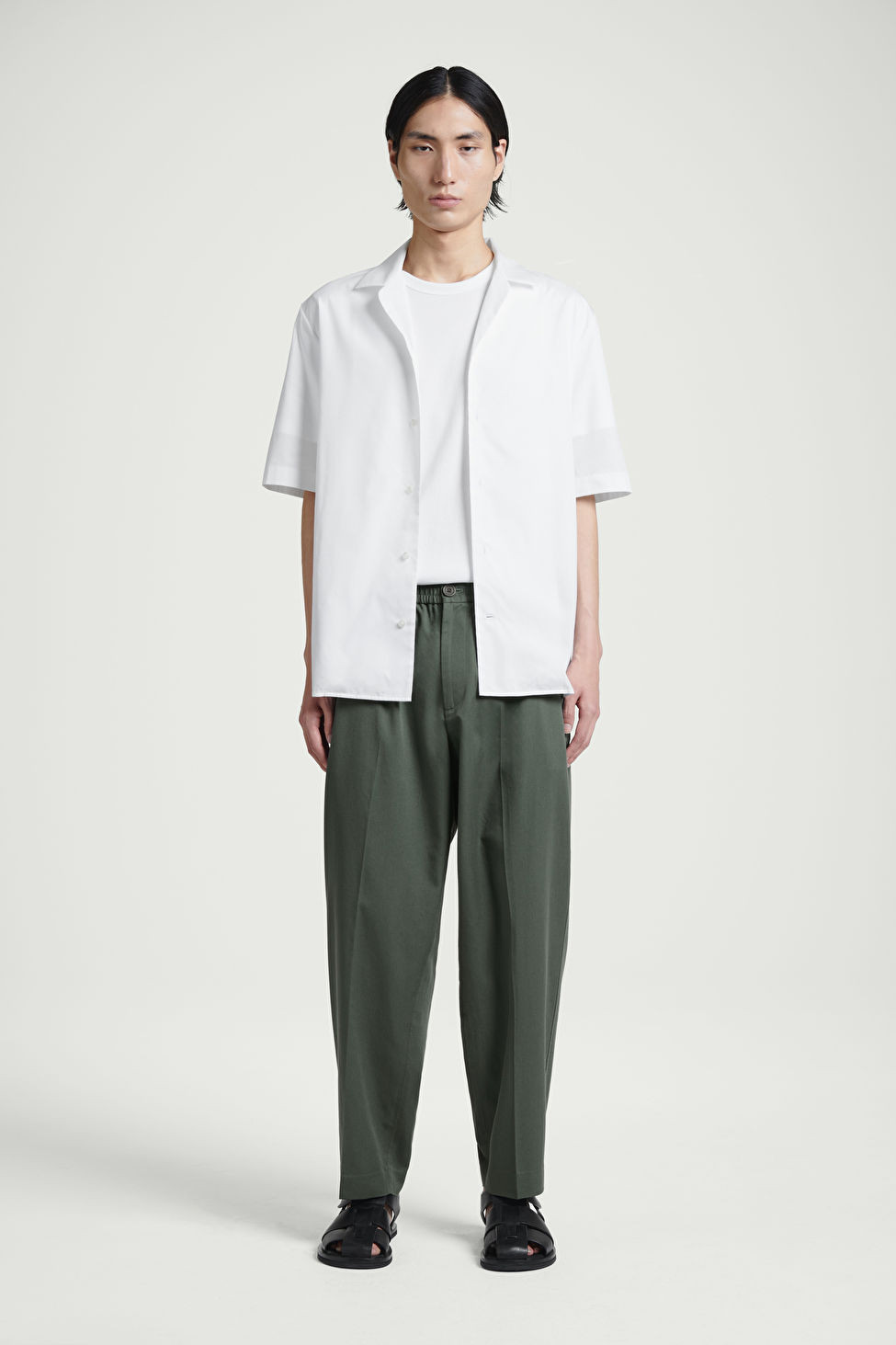 TAPERED ELASTICATED PANTS | COS (US)