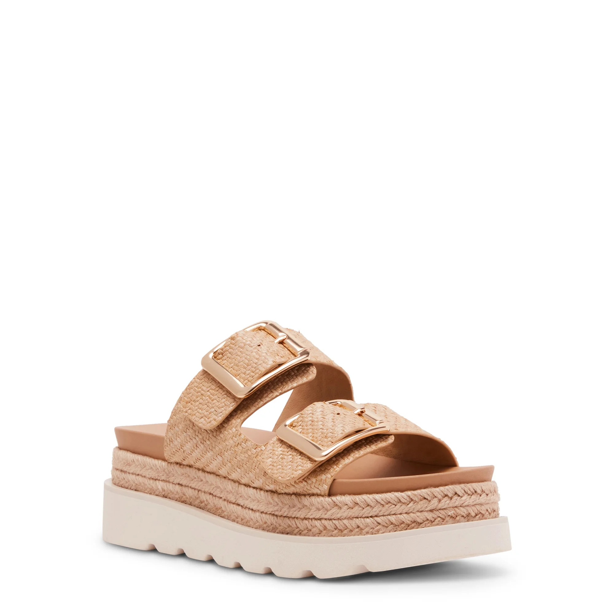 Madden Girl Women's Mythicall Two Strap Slide Platform Sandal | Walmart (US)