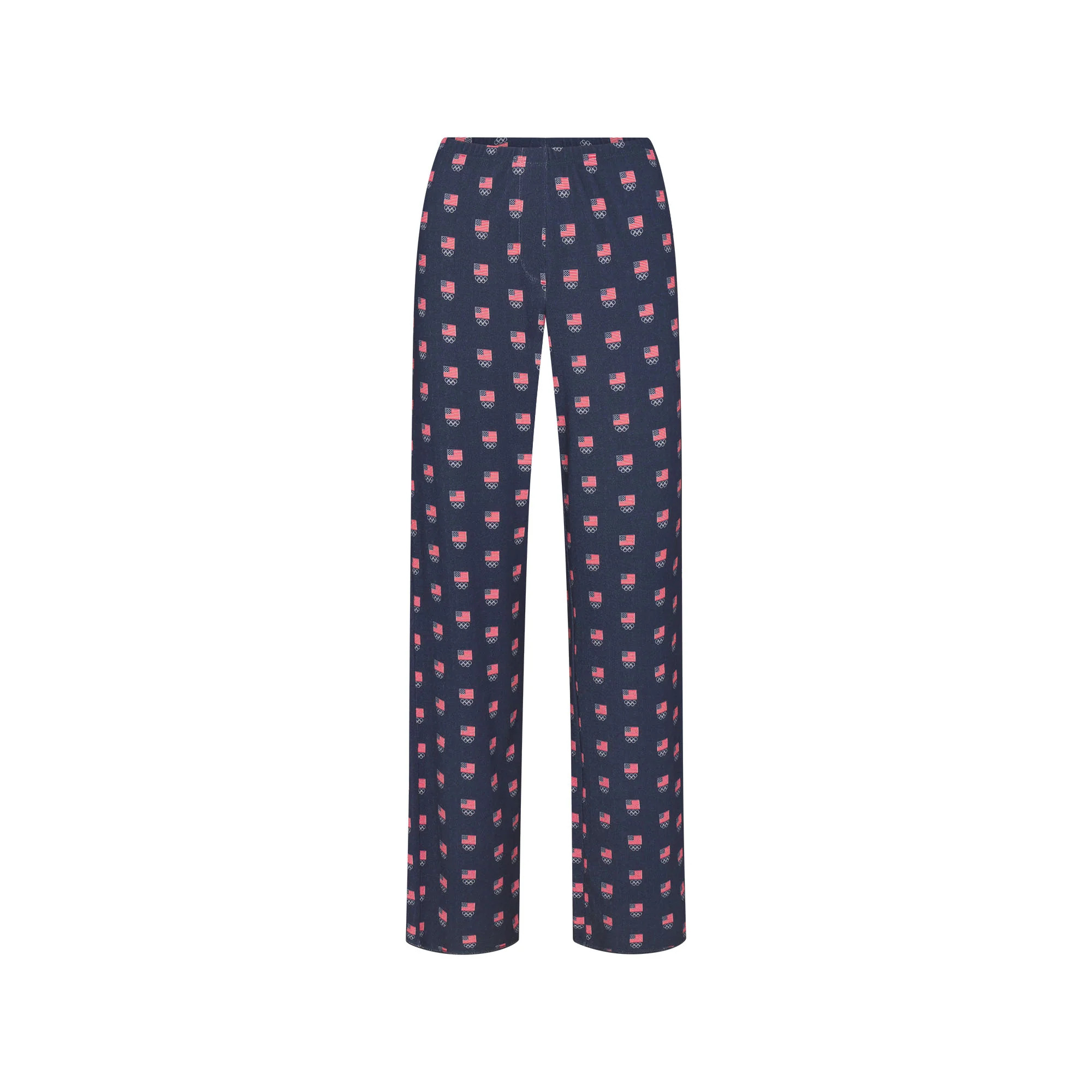 SKIMS FOR TEAM USA HEAVY POINTELLE OLYMPIC PANT | NAVY | SKIMS | SKIMS (US)