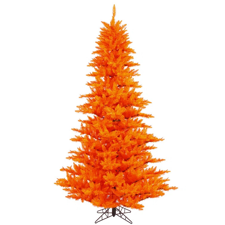 Orange Fir 3' Artificial Christmas Tree with Stand | Wayfair North America