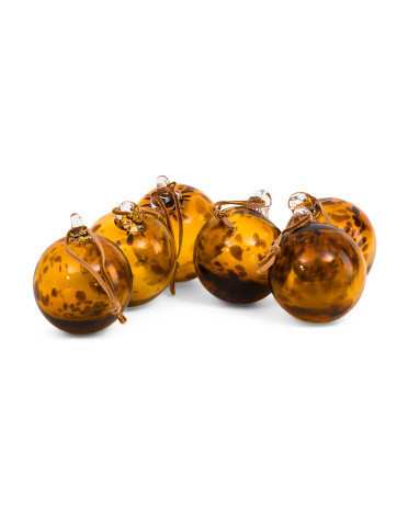 Set Of 6 Tortoise Ornaments | TJ Maxx