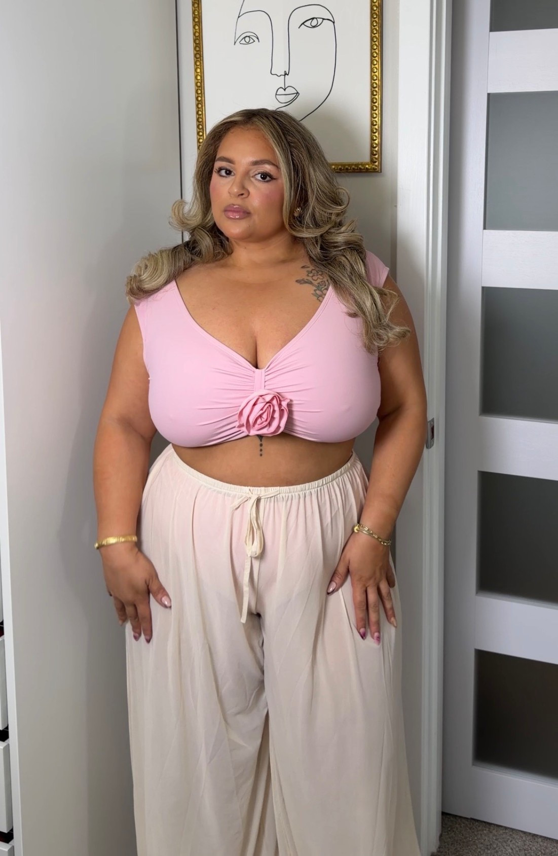 Wearing a large in pants 
Wearing a 16 in swim 


#LTKMothersDay #LTKSwim #LTKPlusSize