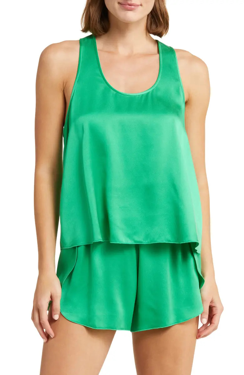 Lunya Racerback Washable Silk Short Pajamas | Nordstrom | Nordstrom